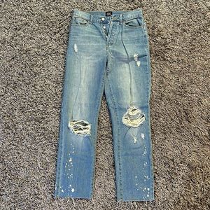 BDG slim straight distressed jeans